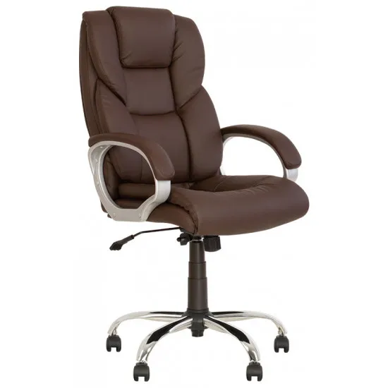 Fotoliu de birou Nowy Styl Morfeo Chrome ECO31, Brown