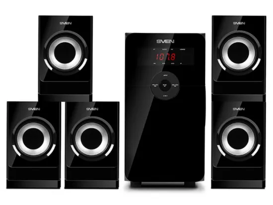 Boxe Sven HT-201 Black (5.1/80 W)