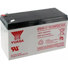 Аккумулятор для резервного питания Yuasa NPW45-12-TW, 12 В 7.5 Ач Аккумулятор для резервного питания Yuasa NPW45-12-TW, 12 В 7.5 Ач