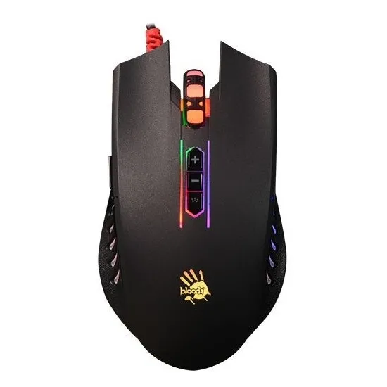 Мышь проводная Bloody Q81 Curve Black