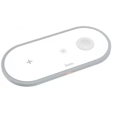 Зарядка беспроводная Hoco CW24, White (USB Type-C)