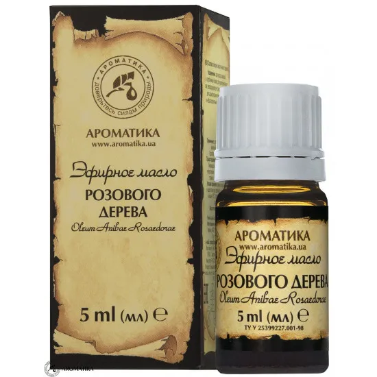 Эфирное масло Розового дерева 5 мл Aromatica