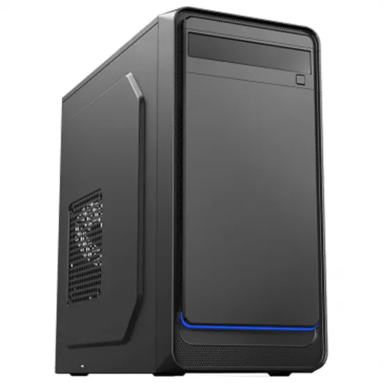 Carcasă Sohoo 6503BK, Black/Blue (mATX)