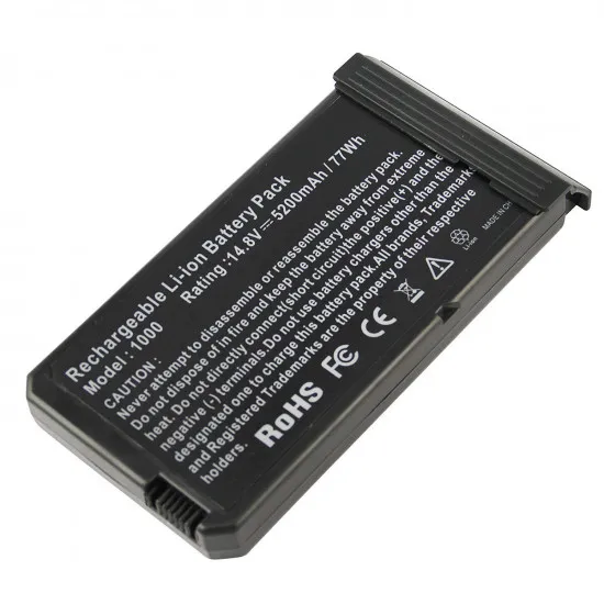 Аккумулятор для ноутбуков Dell Inspiron 1000 1200 2200 Latitude 110L M5701 T5443 W5543 P5413 G9817 K9343 (14.8 В/5200 мА⋅ч)