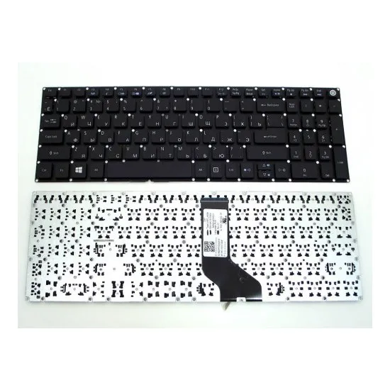 Keyboard Acer Aspire E5-522 E5-532 E5-573 E5-722 E5-772 E5-575 E5-523 ES1-572 F5-521 F5-522 w/o frame ENG/RU Black