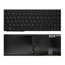 Keyboard Asus Pro15 S15 S510U S5100UQ UK505B U5100UQ S510UA w/o frame "ENTER"-small ENG/RU Black