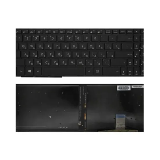 Keyboard Asus Pro15 S15 S510U S5100UQ UK505B U5100UQ S510UA w/o frame "ENTER"-small ENG/RU Black