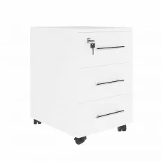 Dulap birou pe roți DP RollBox, White