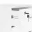 Dulap birou pe roți DP RollBox, White