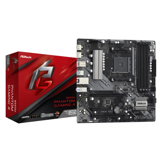 Placă de bază ASROCK B550M PHANTOM GAMING 4 (AM4/AMD B550)