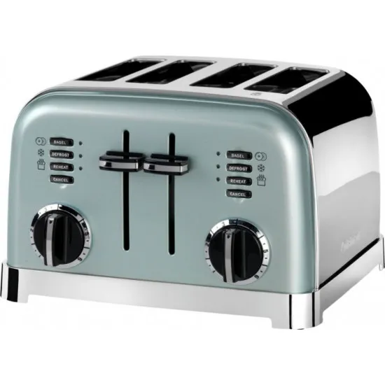 Prăjitor de pâine Cuisinart CPT180GE, Green/Inox
