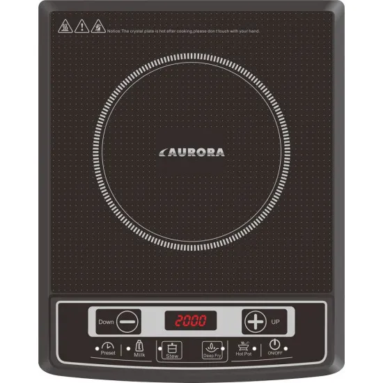 Электическая настольная плита Aurora AU4472, Black
