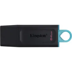 USB накопитель Kingston DataTraveler Exodia, 64 ГБ, Black/Blue (DTX/64GB)