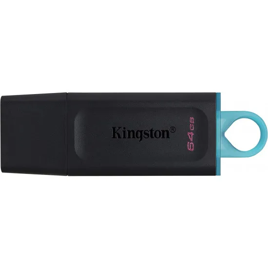 USB накопитель Kingston DataTraveler Exodia, 64 ГБ, Black/Blue (DTX/64GB)