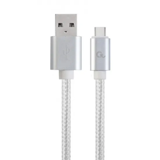 Cablu Cablexpert USB 2.0/USB Type-C, Silver (CCP-USB2-AMCM-6-S)