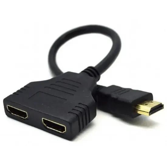 Ð?идеоадапÑ?еÑ? Cablexpert HDMI (M)/2x HDMI (F), Black (DSP-2PH4-04)