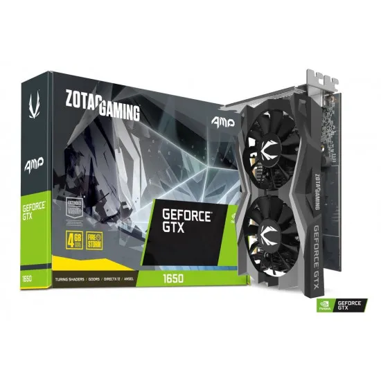 Placă video Zotac GeForce GTX 1650 D6 AMP! Core Edition (4 GB/GDDR6/128 bit)