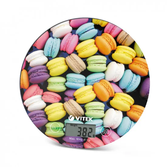 Cântar de bucÄ?tÄ?rie Vitek VT-2407, Macaron