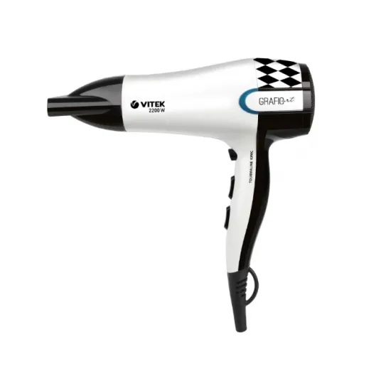 Uscător de păr Vitek VT-2299, 2200 W, White/Black