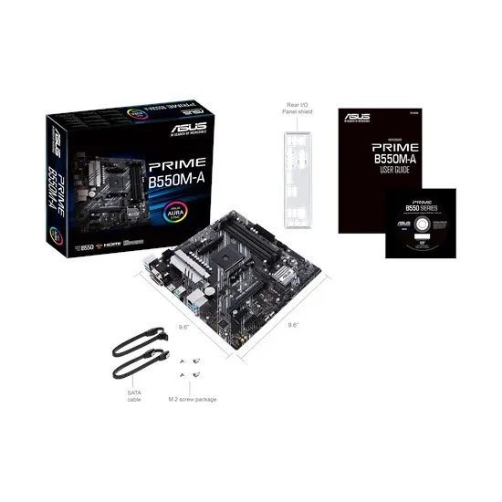 Placă de bază ASUS PRIME B550M-A (AM4/AMD B550)