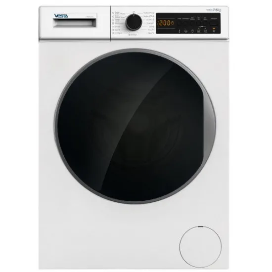 Стиральная машина Vesta FWD7120DL, White/Black, 7 кг