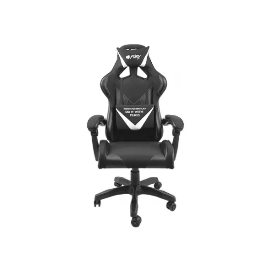 Fotoliu gaming Fury Avenger L, Black/White