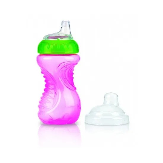 Cană anti-curgere bebe Nuby ID9648 (300 ml)