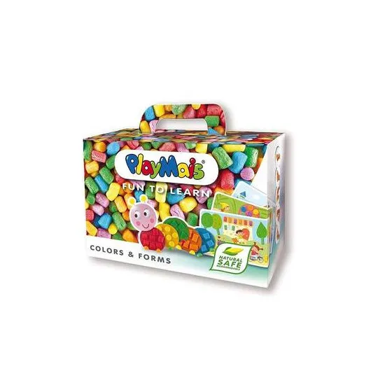PlayMais PM160063 - CONSTRUCTOR DIN PUFULETI PLAYMAIS CLASSIC CULORI &amp; FORME