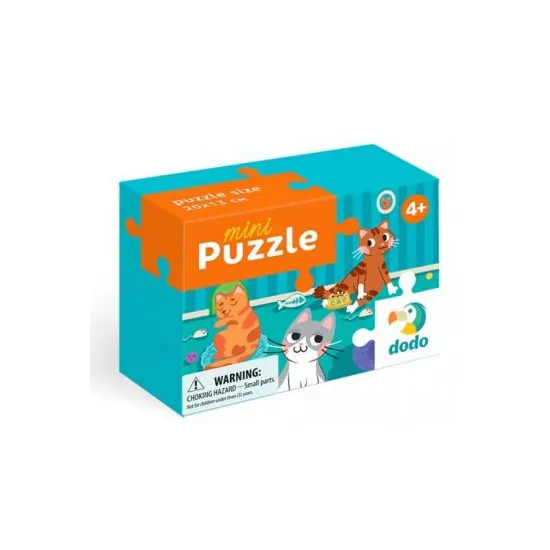 Dodo Toys Puzzle DP300284 - MINI PUZZLE "PISICUTELE"