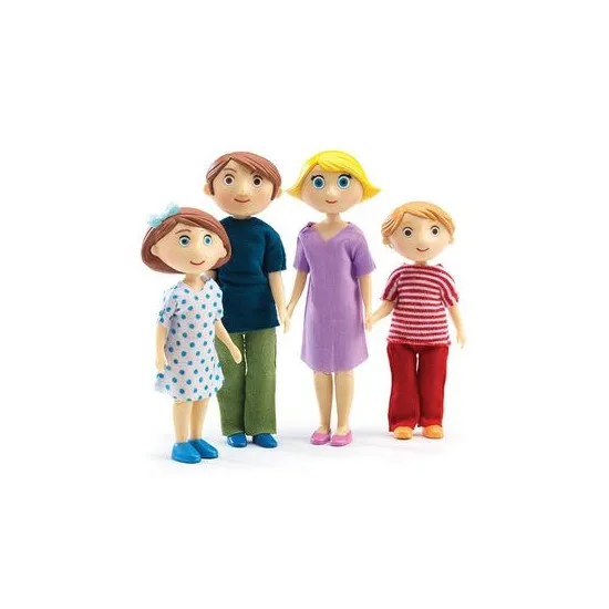 Djeco DJ07811 - FIGURINE - FAMILIA LUI GASPARD ȘI ROMY
