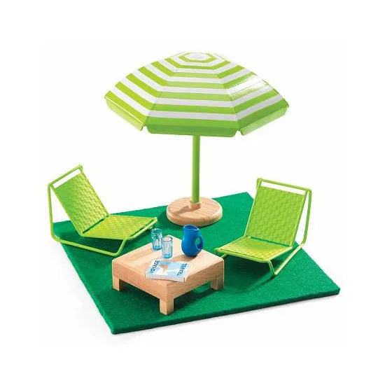 Djeco DJ07828 - МЕБЕЛЬ ДЛЯ КУКОЛЬНОГО ДОМА - ТЕРРАСА