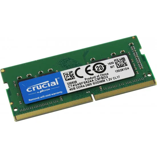 Modul de memorie 4 GB DDR4-2400 MHz Crucial (CT4G4SFS824A)