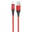 Cablu Hoco U93 Shadow USB 2.0/Lighting, Red