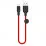 Cablu Hoco X21 Plus USB 2.0/micro-USB, Black/Red