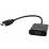 Convertor Video/Audio Cablexpert HDMI (M)/VGA D-Sub (F), Black (A-HDMI-VGA-03)