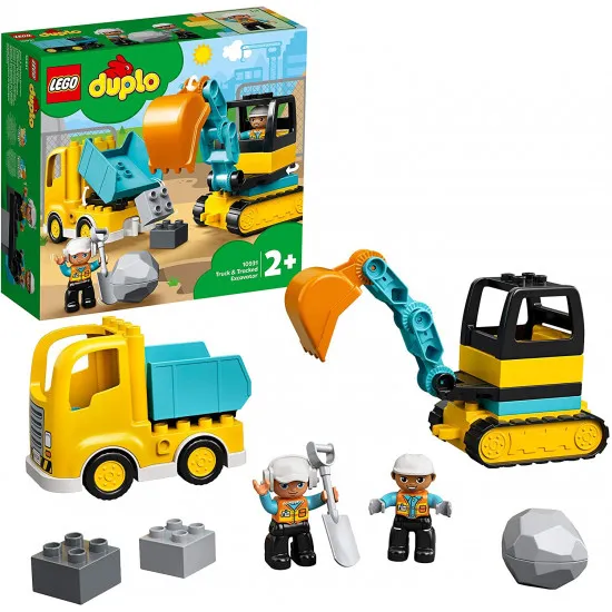 Lego Duplo 10931 Camion È?i excavator pe senile