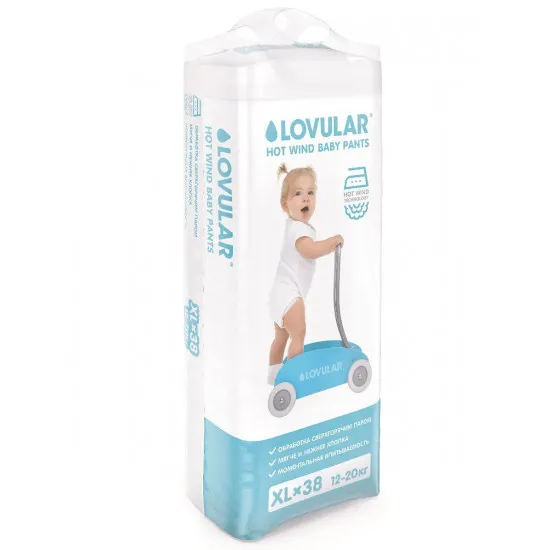Подгузники-трусики Lovular Comfort Hot Wind (12-20kg 38pcs)