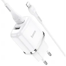 Зарядное устройство Hoco N4 Aspiring 5 Вт, White (Lightning) Зарядное устройство Hoco N4 Aspiring 5 Вт, White (Lightning)