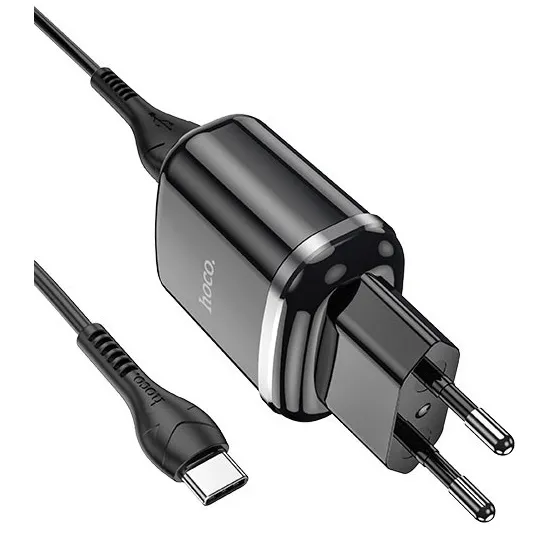 Încărcător Hoco N4 Aspiring 5 W, Black (USB Type-C)