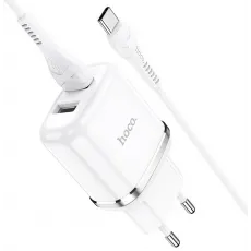 Зарядное устройство Hoco N4 Aspiring 5 Вт, White (USB Type-C) Зарядное устройство Hoco N4 Aspiring 5 Вт, White (USB Type-C)