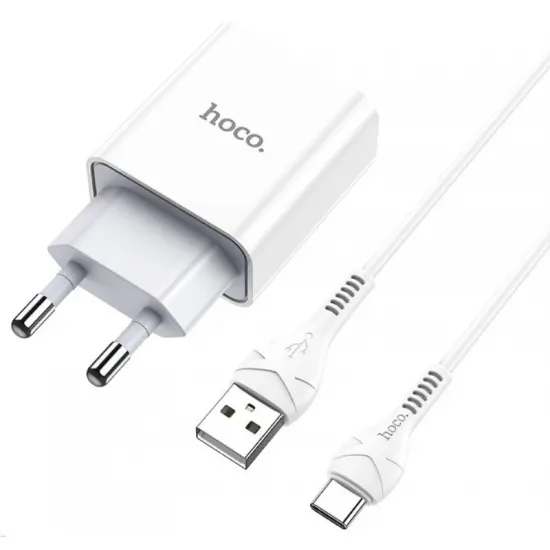 Зарядное устройство Hoco C81A Asombroso 5 Вт, White (USB Type-C)