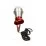 Uscător de păr compact Lafe LAFSUS44844, 1200 W, Silver/Red