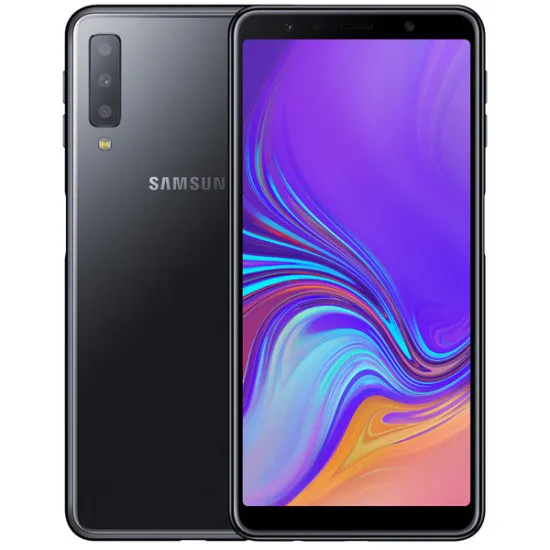 Galaxy A7 ブラック 64 GB Smartphone Samsung Galaxy A7, 4 GB/64 GB, Black - cumpăra în