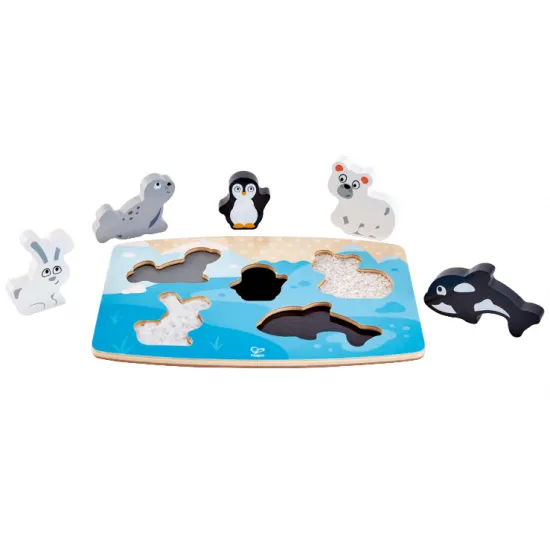 HAPE E1620A Тактильный сортер - Полярные животные