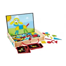 HAPE E1631A - Cutie cu forme magnetice MAGNETIC ART BOX