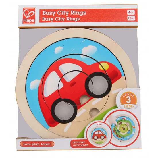 Hape E1605A Пазл Spinning Transport Puzzle