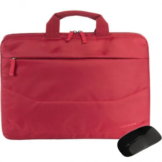 GeantÄ? pentru laptop Tucano Idea + Mouse 15.6" Red (BU-BIDEA-WM-R)