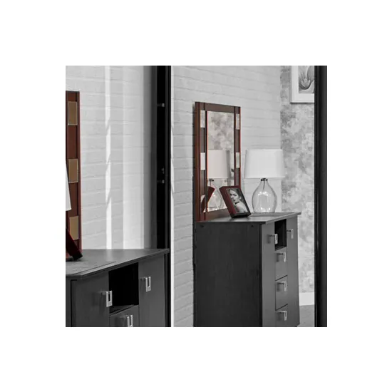 Oglinda de perete Ambianta Rio (102 cm), Sonoma Dark