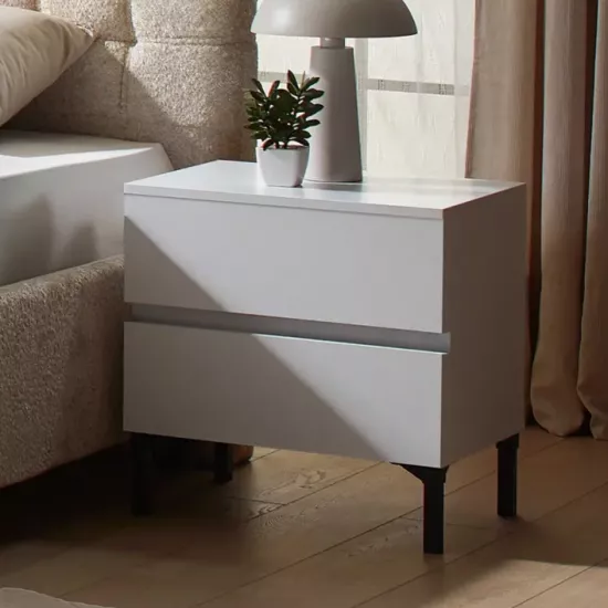 Noptieră Ambianta Rio (44,5 cm), White