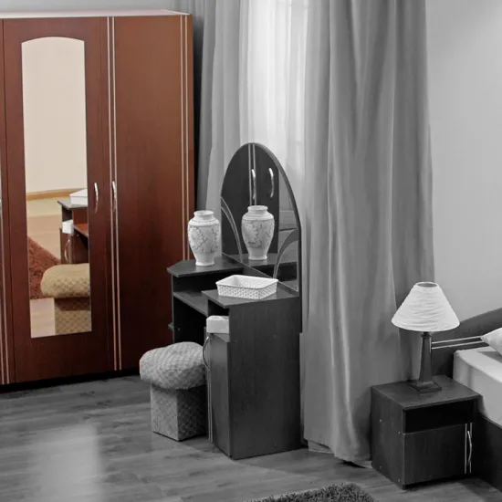 Шкаф для одежды Ambianta Inter (155 см), Sonoma Dark